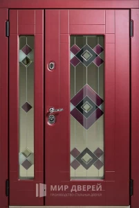 Большая термо дверь для дома №3 внешняя - фото