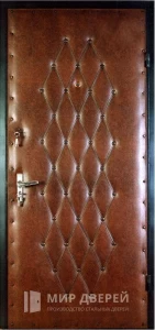 Дверь входная с винилискожей в квартиру №20 внешняя - фото