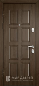 Дверь металлическая темный орех №1 внутренняя - фото