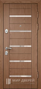 Одностворчатая железная межкомнатная дверь 860х2050 мм №16 внешняя - фото