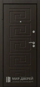 Металлическая дверь с МДФ накладкой для деревянного дома №45 внутренняя - фото