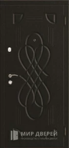 Дверь с панелями МДФ №328 внешняя - фото