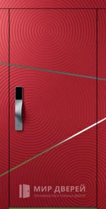 Входная дверь с дистанционным электронным замком №22 внешняя - фото