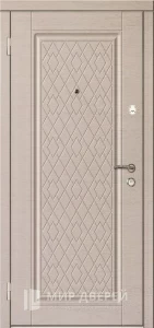 Металлическая дверь с МДФ панелью для загородного дома №36 внутренняя - фото