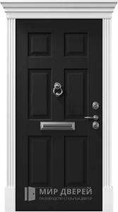 Дверь входная в коттедж от дизайнера №8 внутренняя - фото