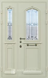 Двупольная входная дверь №16 внешняя - фото