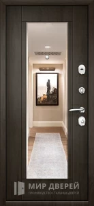 Входная дверь в квартиру белого цвета №34 внутренняя - фото