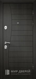 Темная входная дверь №12 внешняя - фото