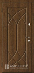 Металлическая дверь с накладкой №197 внутренняя - фото