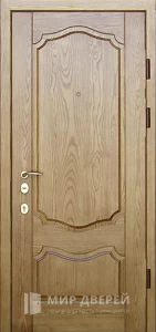 Входная дверь из дуба №5 внешняя - фото