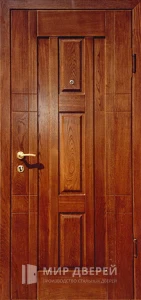 Входная дверь дуб №11 внешняя - фото