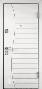 Внутренняя входная дверь в квартиру металлическая №14 внешняя - фото