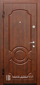 Красивая входная дверь в дом частный №15 внутренняя - фото