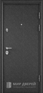 Железные двери с порошковым напылением для дачи №52 внешняя - фото