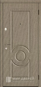 Входная дверь с декоративной панелью №101 внешняя - фото