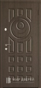 Входная дверь с МДФ накладкой в хрущевку №70 внешняя - фото