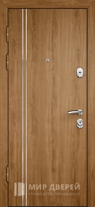 Металлическая утеплённая дверь с виноритом №25 внутренняя - фото