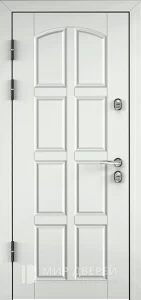 Стильная белая дверь №12 внутренняя - фото