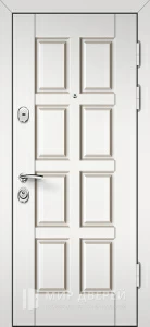 Стильная белая дверь №12 внешняя - фото