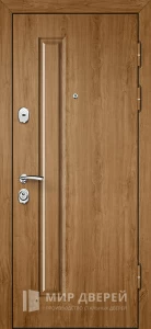 Входная дверь в коттедж с виноритом №13 внешняя - фото