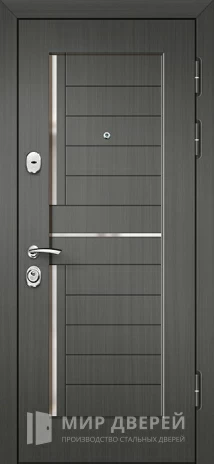 Фото «Дверь металлическая темно серая №5»