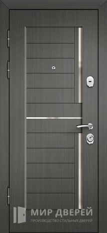 Фото 2 «Дверь металлическая темно серая №5»